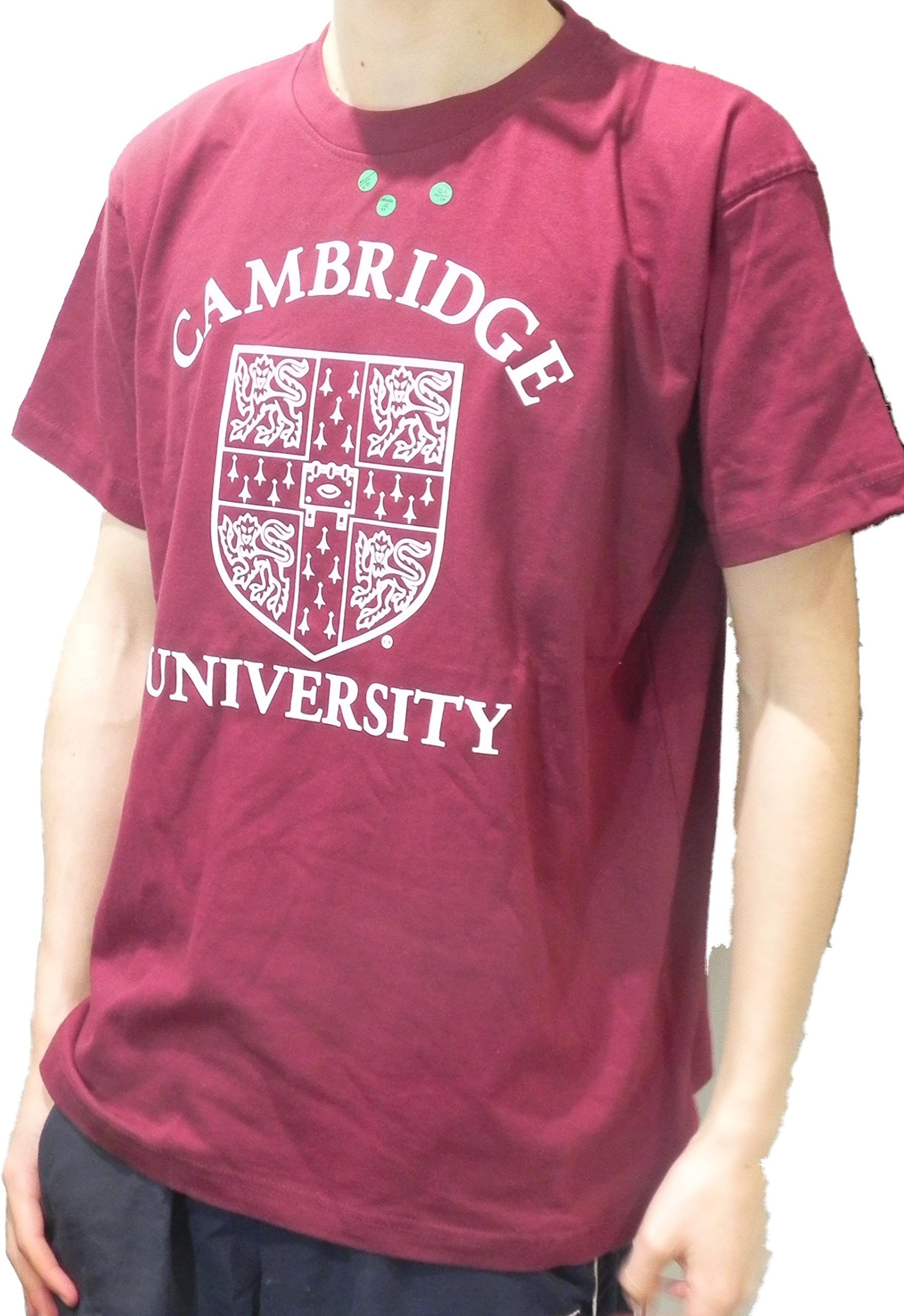 Cambridge University Official T-Shirt - Official Apparel of The Famous Univeristy of Cambridge Maroon