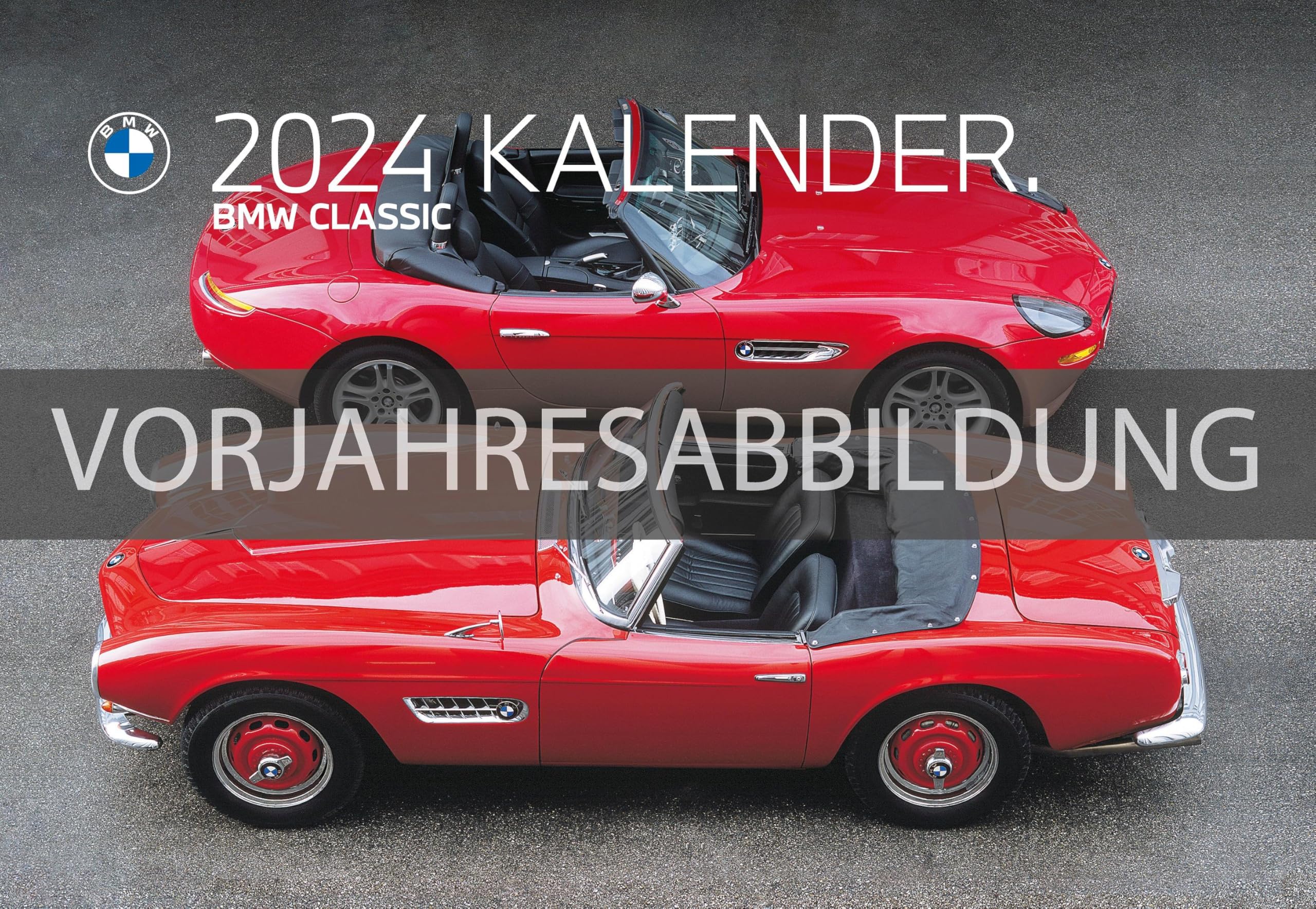 arti promotion - BMW Classic 2025 Wall Calendar, 49.5 x 34.2 cm, Calendar with Pictures of the Classics of BMW History, Twelve Models of Multiple Decades, with Spiral Bound