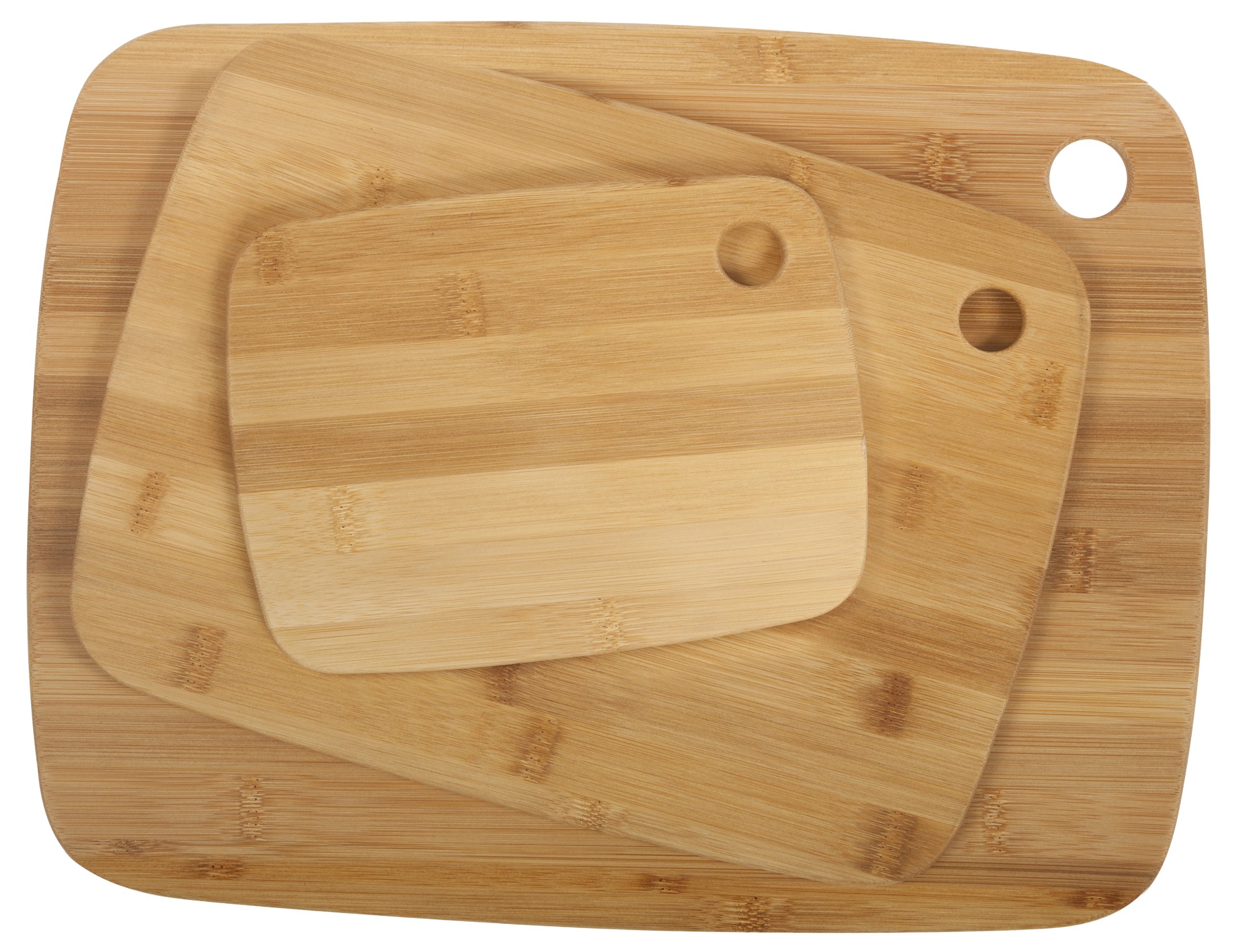 Core BambooClassic Cutting Board Combo Pack, Natural, Small/Medium/Large