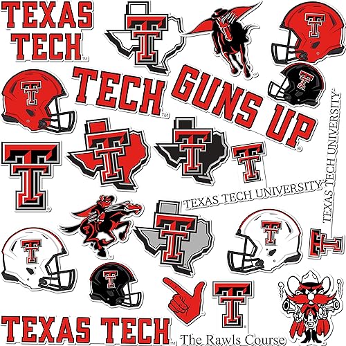 Desert Cactus Texas Tech Sticker - Calcomanía de vinilo de Texas Tech Red Raiders, para laptop, botella de agua para automóvil, hoja de recortes