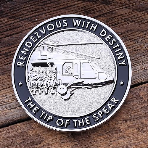 Miniatura 7 de Moneda de desafío aerotransportada del ejército de los Estados Unidos! Increíble moneda personalizada del ejército de EE. UU., moneda de desafío