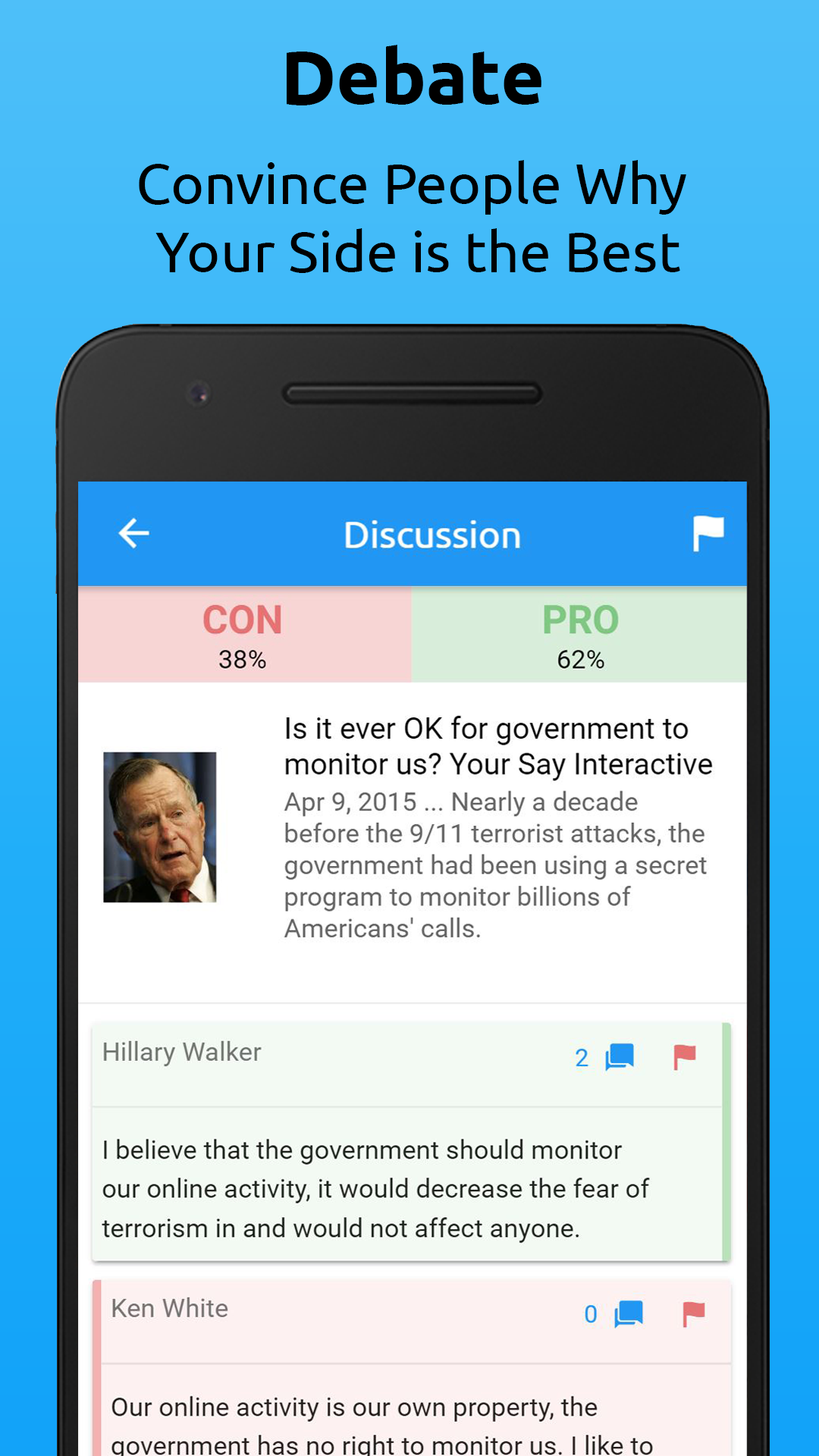 Opinly - Debate and Argue - App on Amazon Appstore