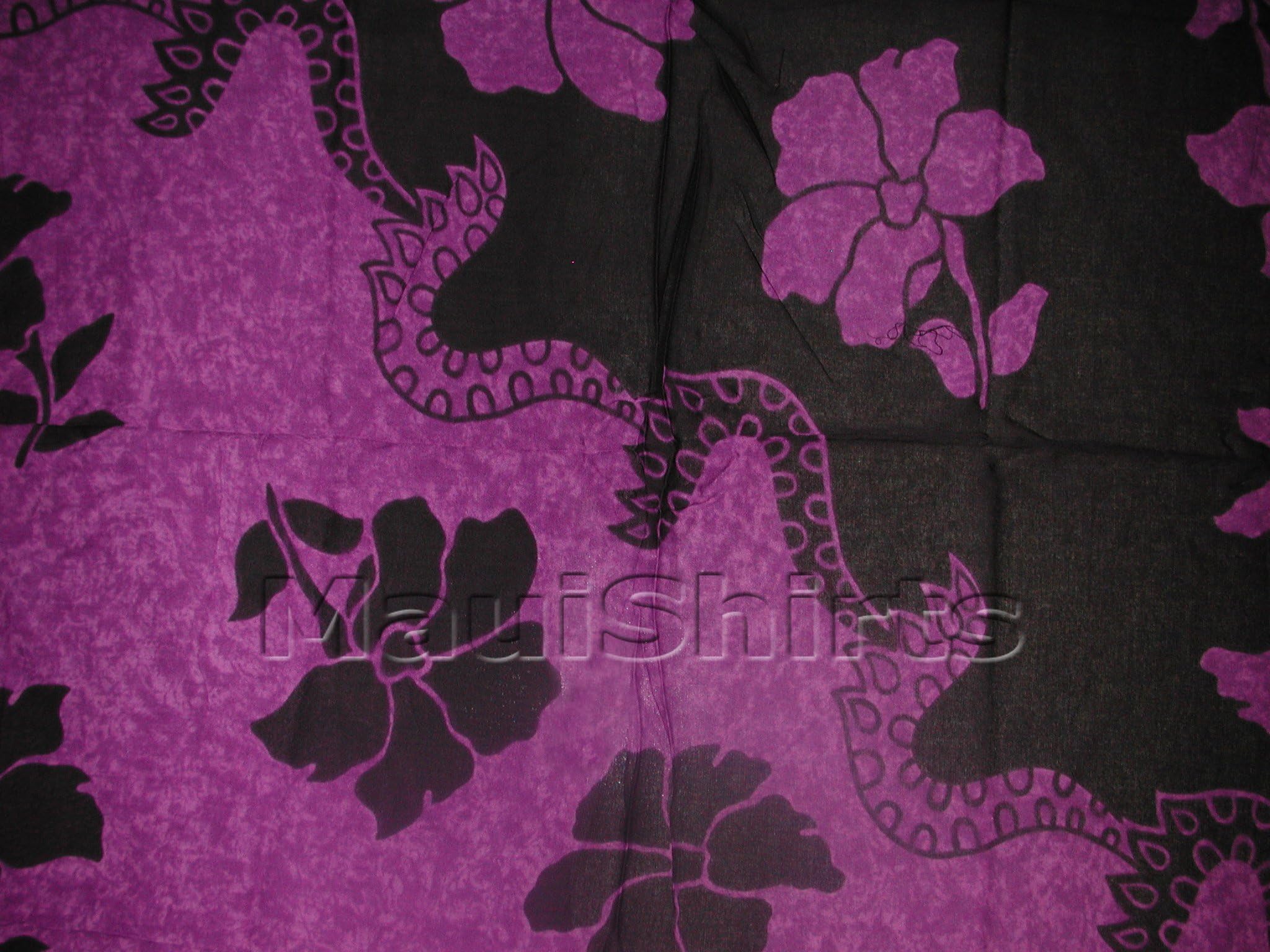 Sarong Wrap - Hibiscus Mirror Island Batik Pareo Cover Up