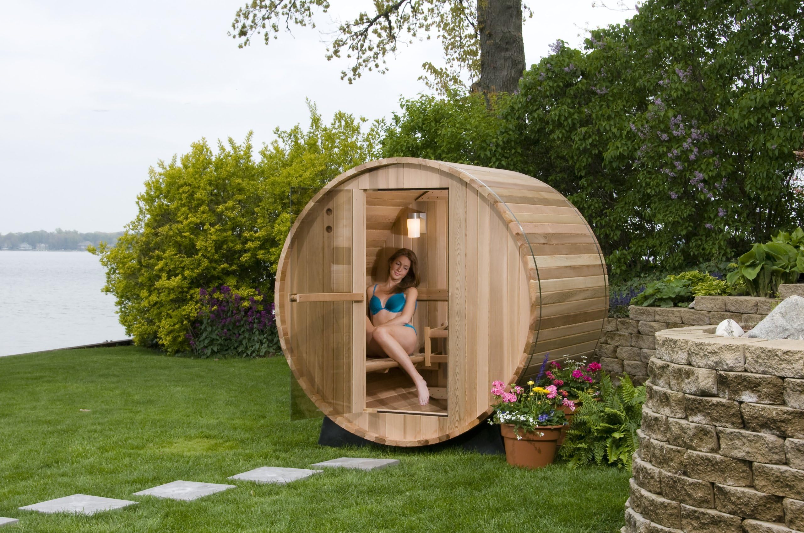 Almost Heaven Barrel Sauna 6'