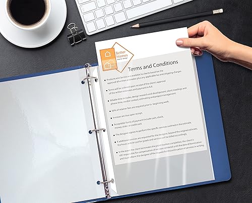 Miniatura 2 de GOLD SEAL 400 protectores de hojas de polietileno transparentes y pesados de 8.5 x 11 pulgadas, extra resistentes, carga superior segura, 400