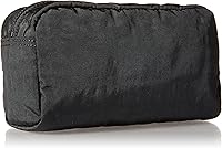 Vista 4 de Kipling Gleam - Bolsa de cosméticos de peltre metálico para mujer, Negro (Black Noir)