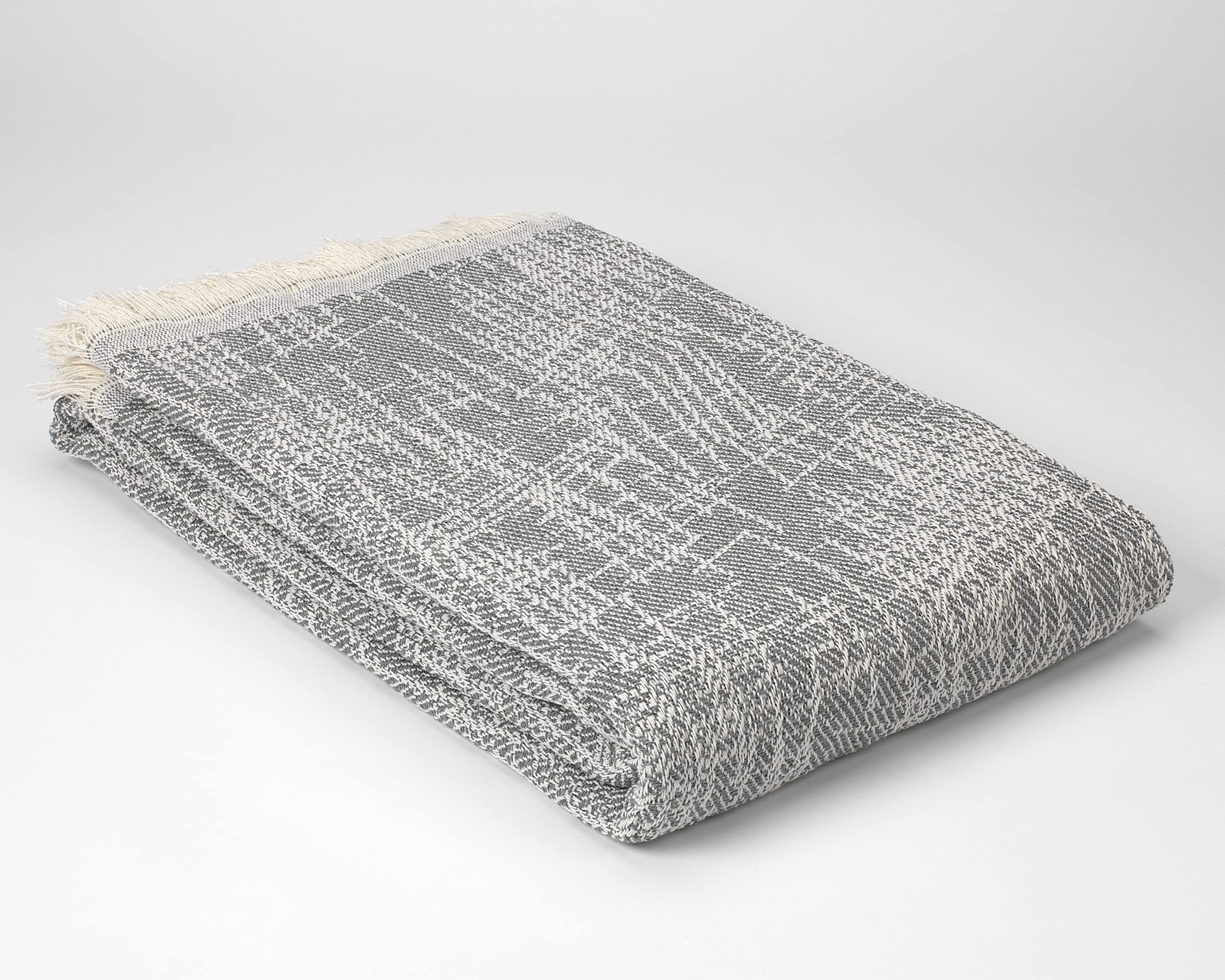 Housse de couette seersucker sable lit 180 cm Amán