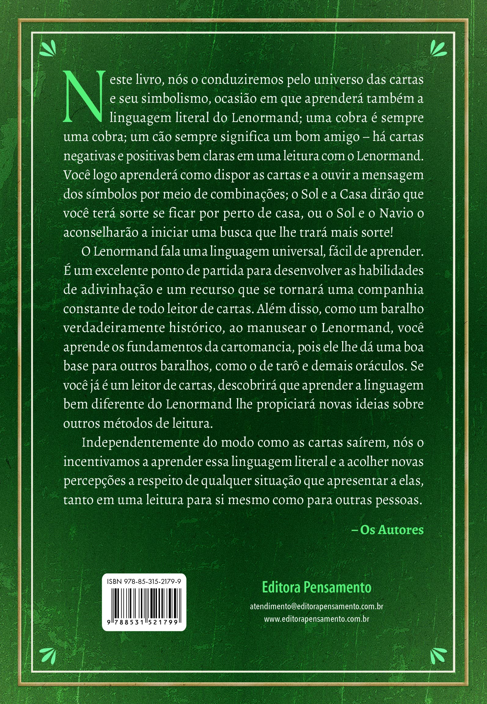 Baralho Lenormand Sem Mistérios: Caixa Com Livro E 36 Cartas