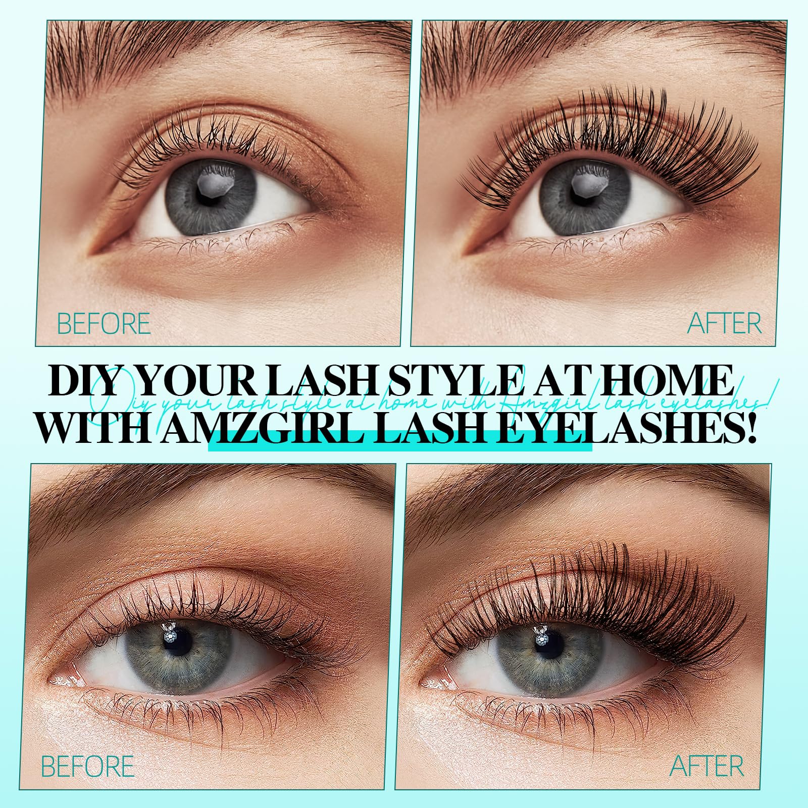 Ciglia Finte Naturali Ciuffetti Individuali 144Pcs Estensione Ciglia Individuali D Curl Lash Clusters, ciglia morbide, ciglia individuali ciglia fai da te Estensione ciglia a grappolo