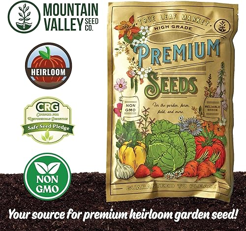 Miniatura 7 de Mountain Valley Seeds - Semillas de trébol holandés blanco, paquete de 0.14 oz  700 semillas, semillas de césped, pasto y cultivos de cobertura