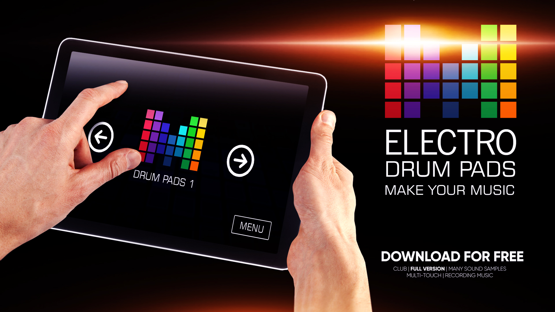 Electro Drum Pads loops DJ Music Maker App on the Amazon Appstore