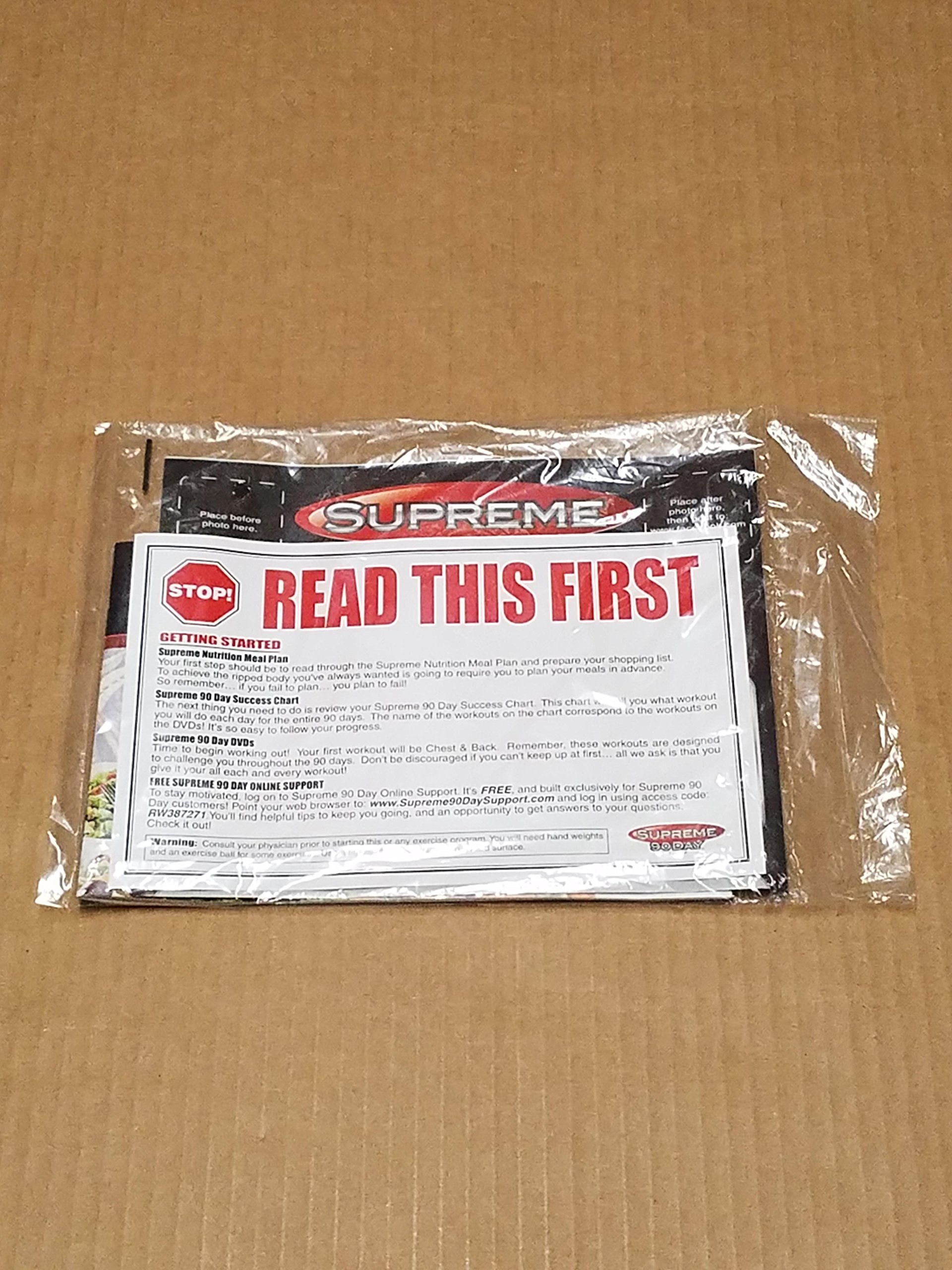As Seen On TV 481812 Supreme 90 Day Complete 10 DVD Set