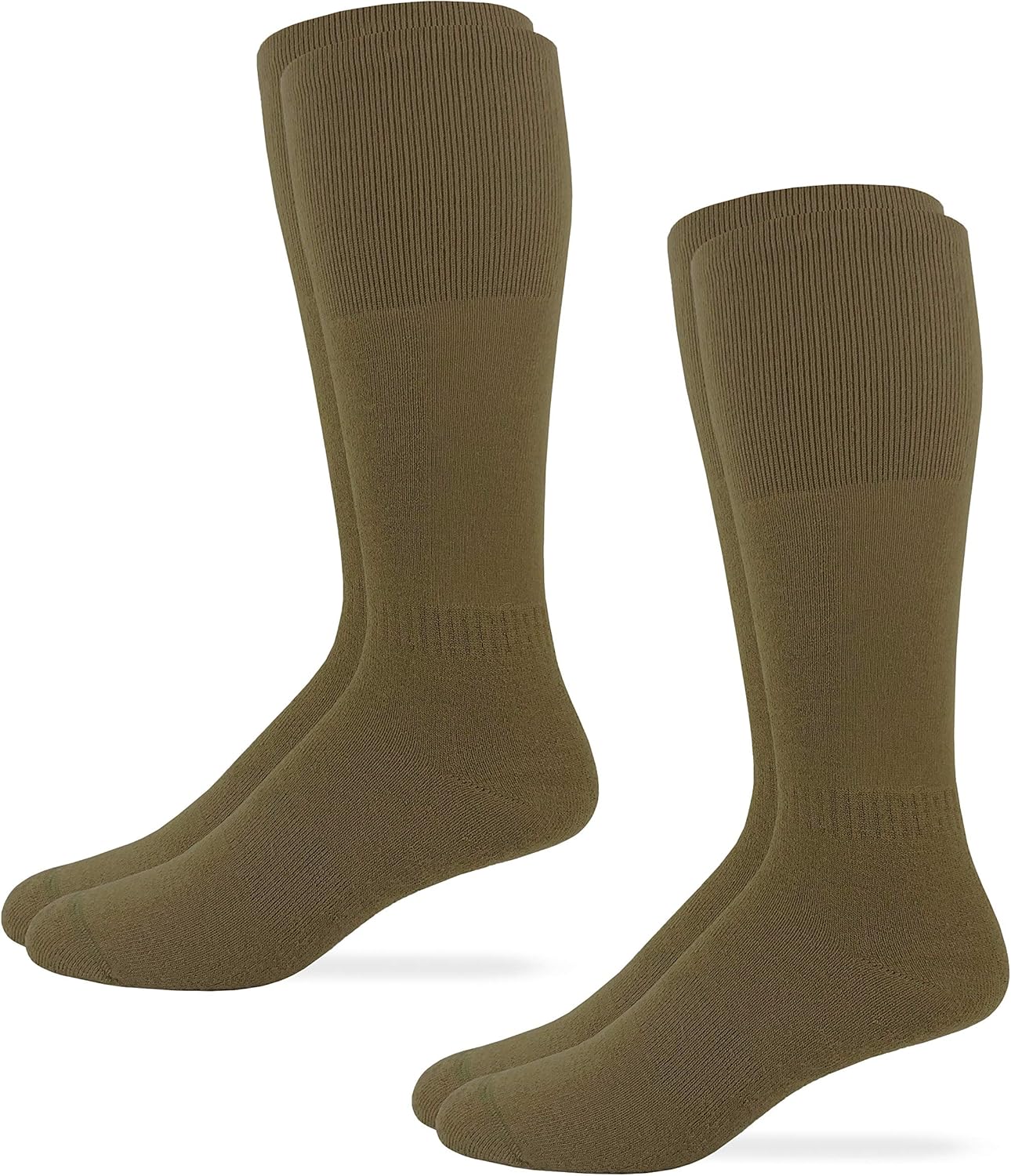 Wrangler Men's Moisture Wicking Over The Calf Tall Boot Socks (2 Pairs)