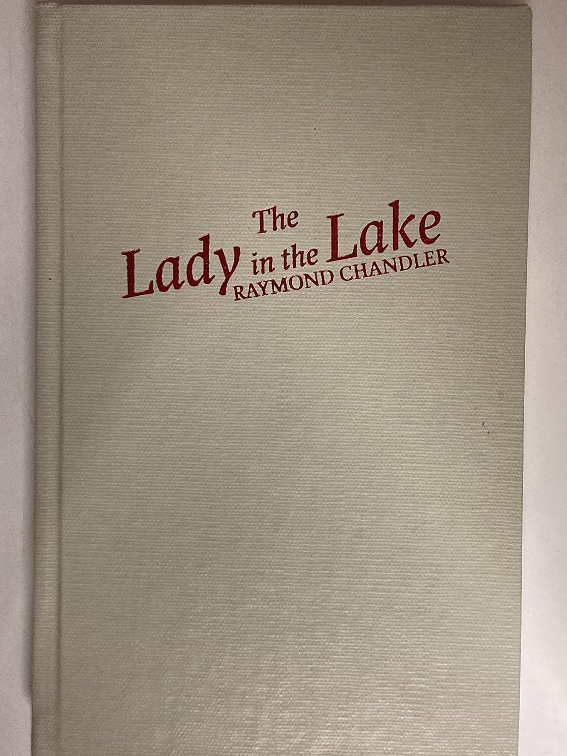 Lady in the Lake Raymond Chandler 9780848821364 Books