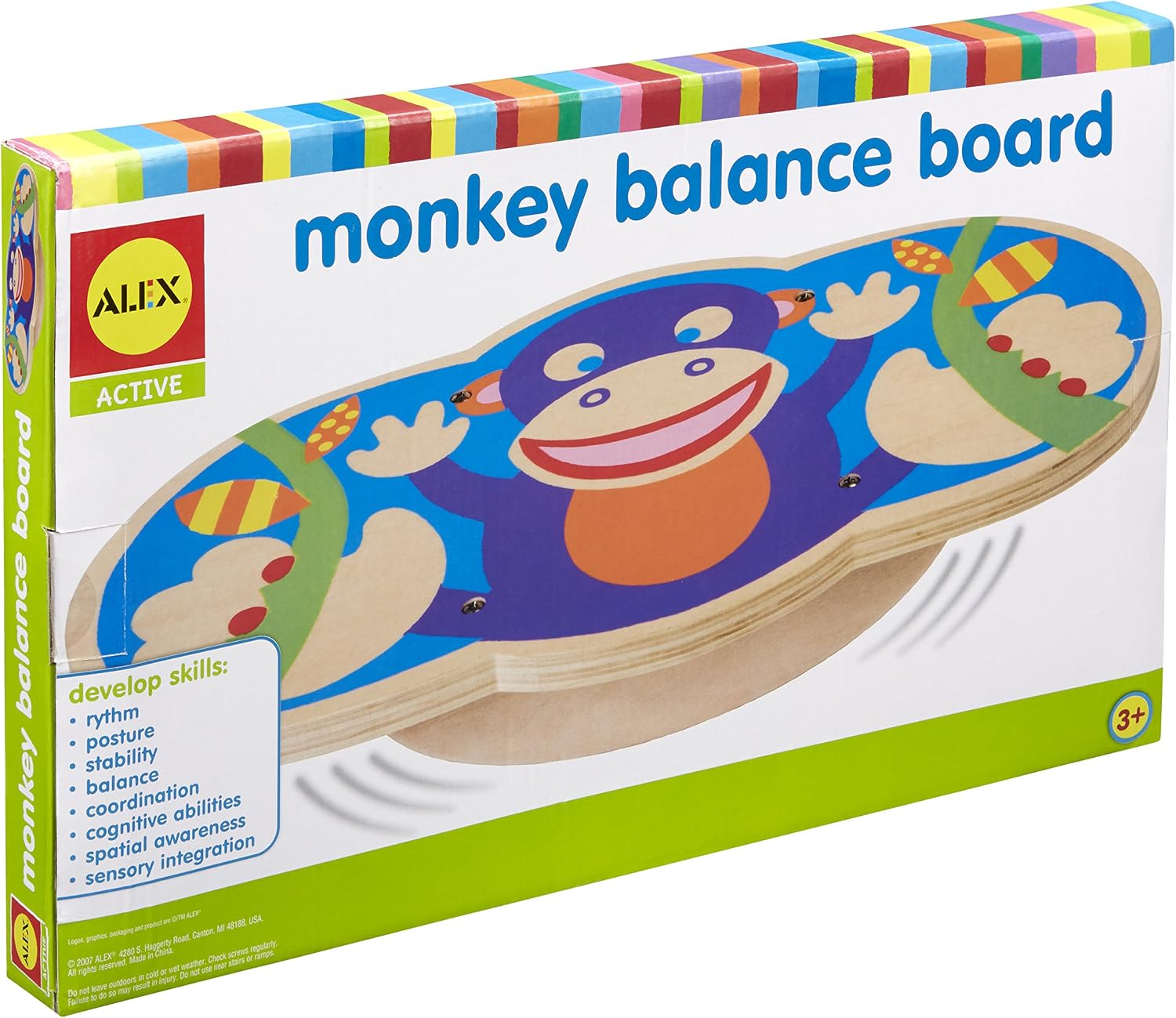 Alex Active Monkey Kids Toddler Balance Board