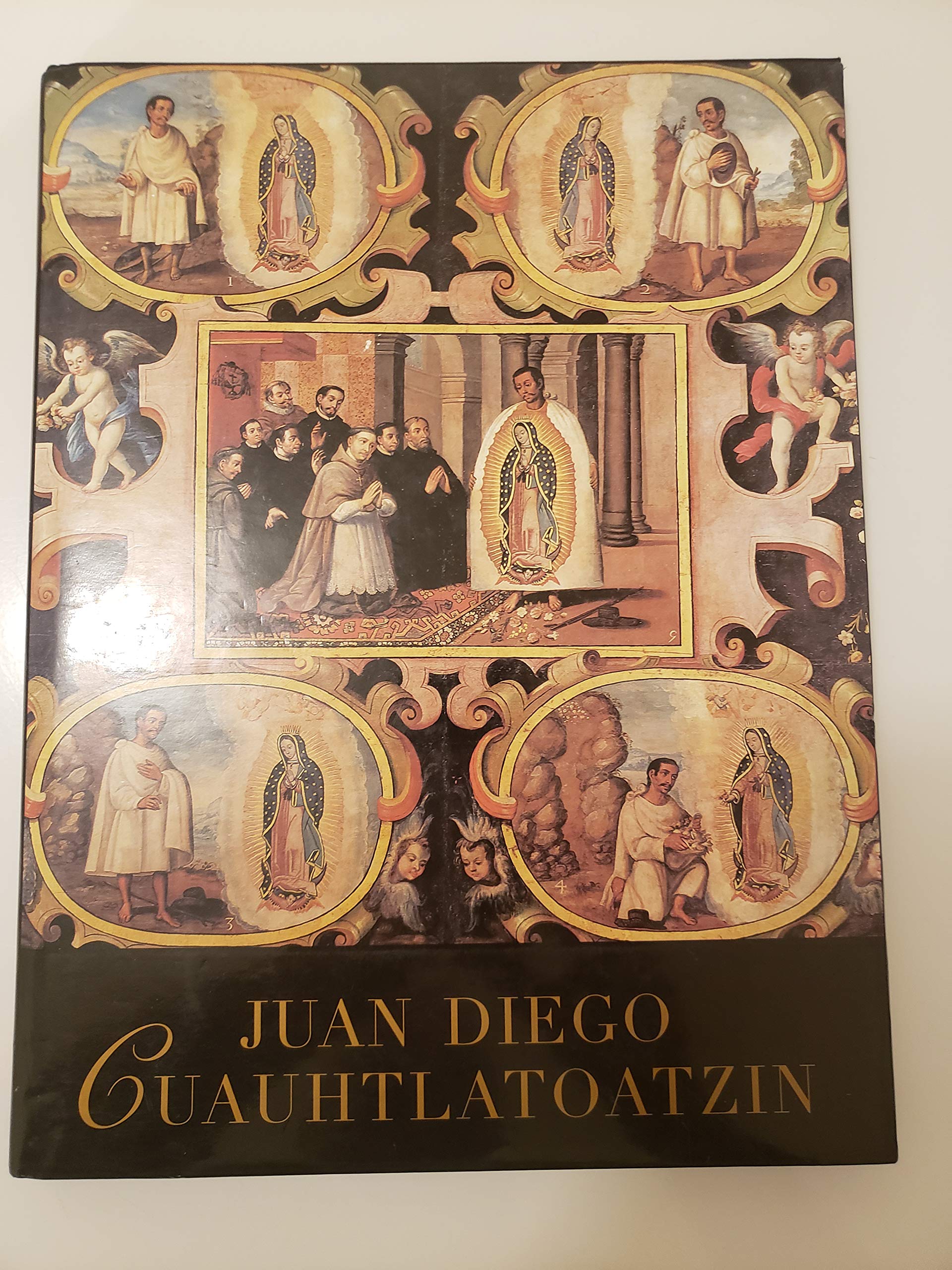 Juan Diego Cuauhtlatoatzin sculpture de collection finition dorée