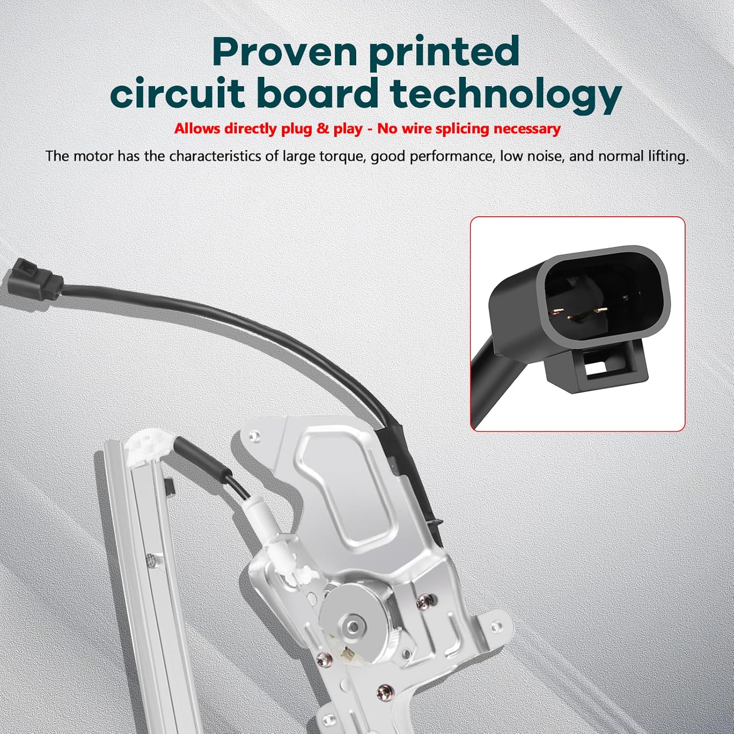 FINDAUTO Rear Left Power Window Regulator with Motor Fit for 1999-2004 for Oldsmobile Alero,1999-2005 for Pontiac Grand Am