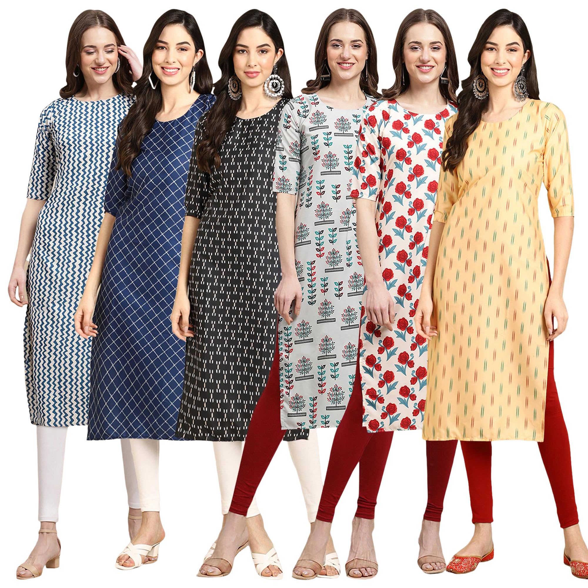 Pinkmint Crepe Printed Kurti For Womens College Wear Kurti For Women