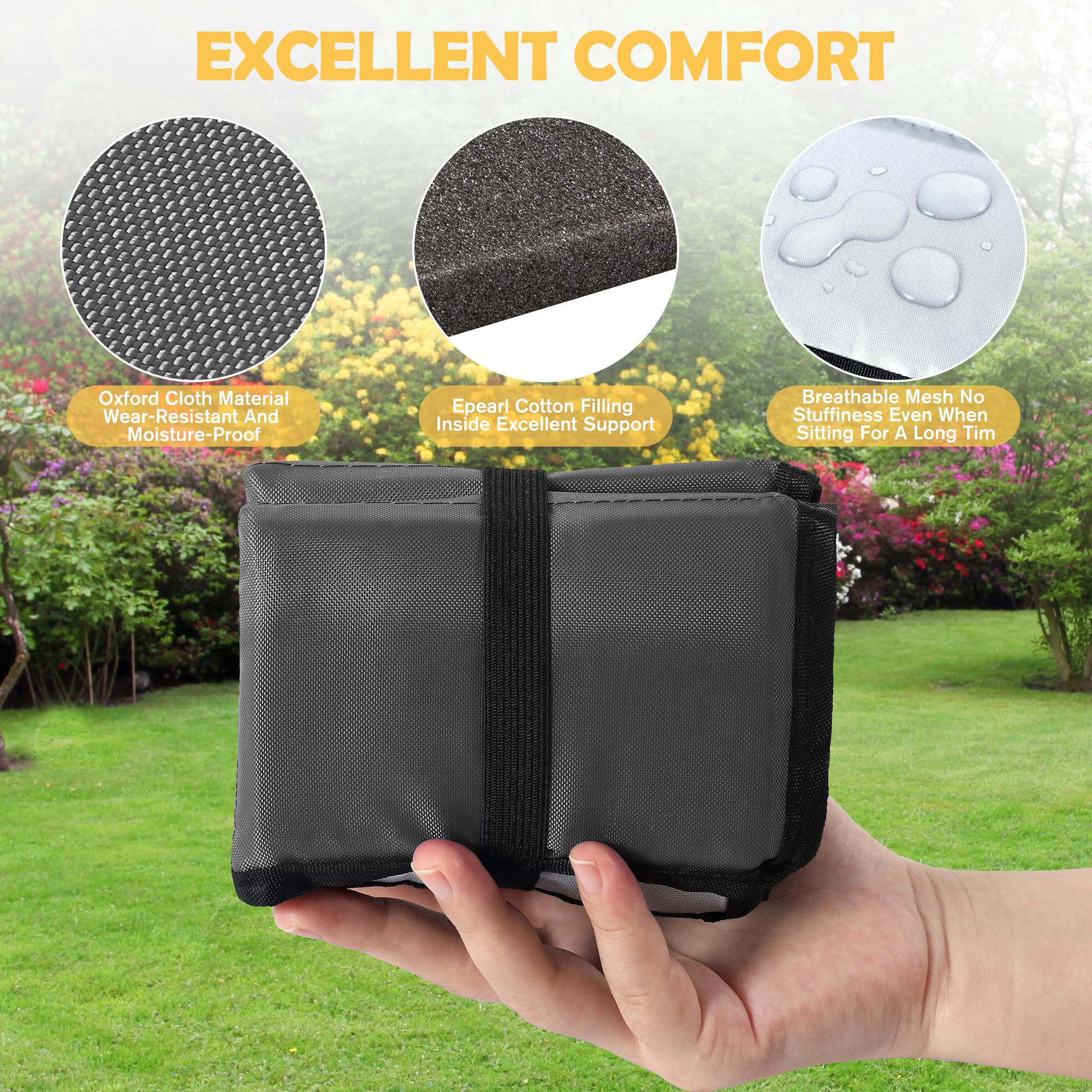 WUFANC Zitkussen, outdoor, opvouwbaar, set van 2, weerbestendig en waterdicht, thermo-zitkussen, voor kinderen, licht en compact, voor wandelen, kamperen, stadion, picknick en tuin (Groen Groen WUFANC Zitkussen, outdoor, opvouwbaar, set van 2, weerbestendig en waterdicht, thermo-zitkussen, voor kinderen, licht en compact, voor wandelen, kamperen, stadion, picknick en tuin (Groen Groen