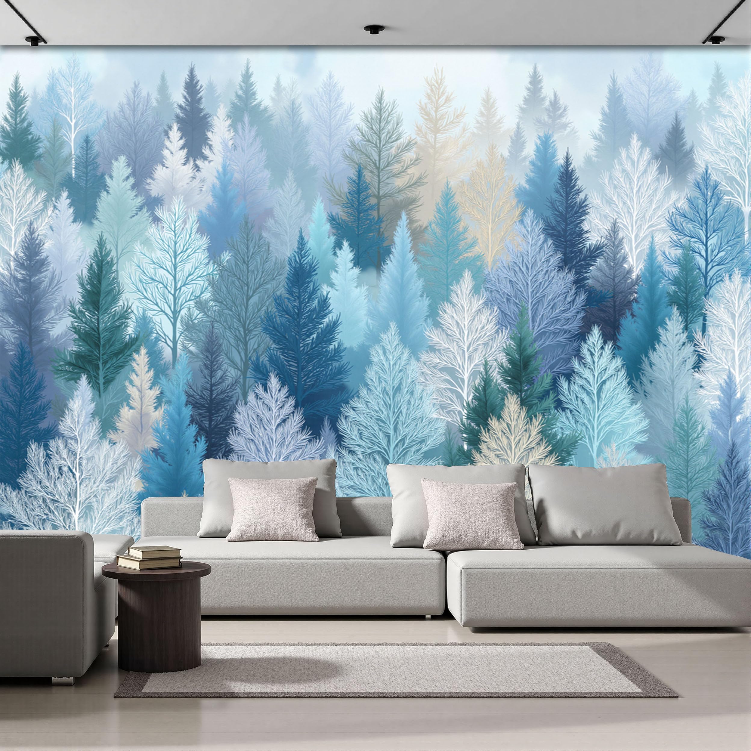 Poster géant mural 350x256 paysage aquarelle pour décoration de standing