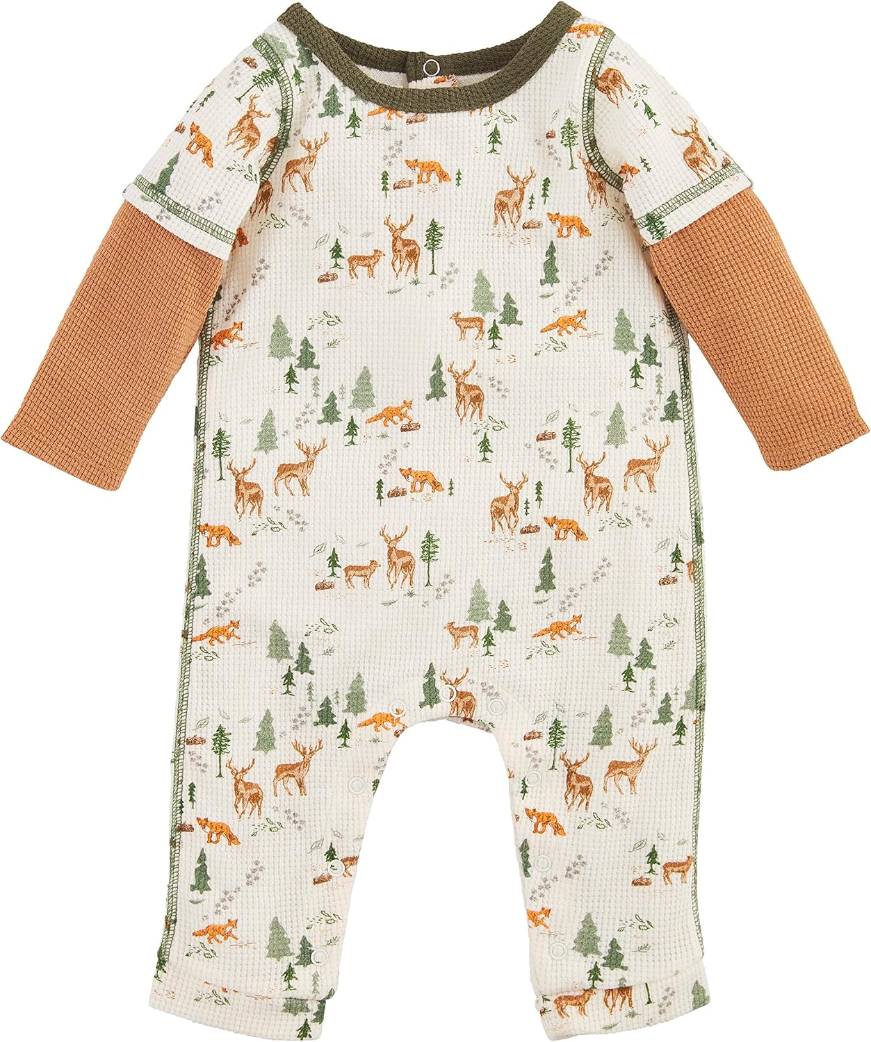 Mud Pie Baby Boys Baby Waffle Bodysuit