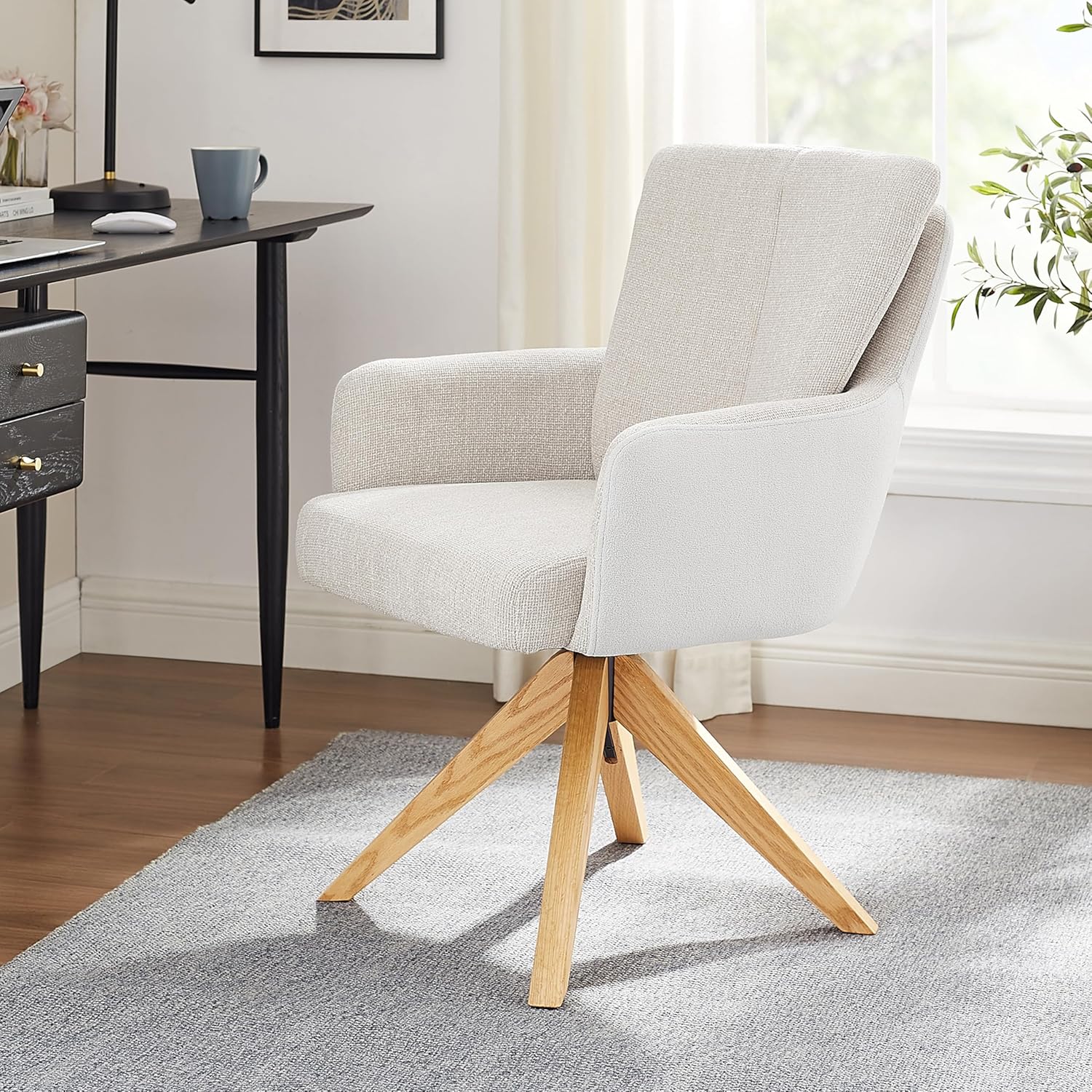 Art Leon Desk Chair No Wheels Mid Century Modern France Ubuy