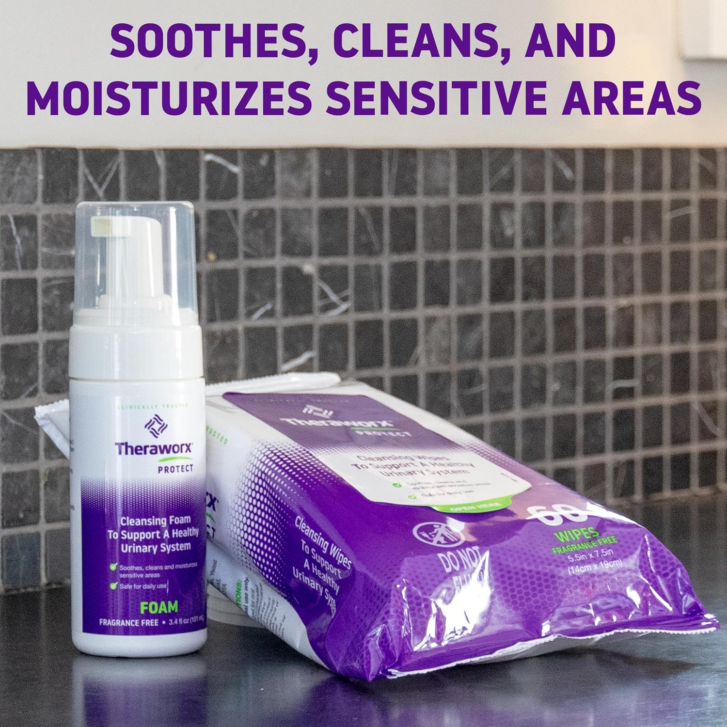 Theraworx Protect U-Pak - Daily Cleansing Kit To Help Support A Healthy Urinary System (Pack of 1)
