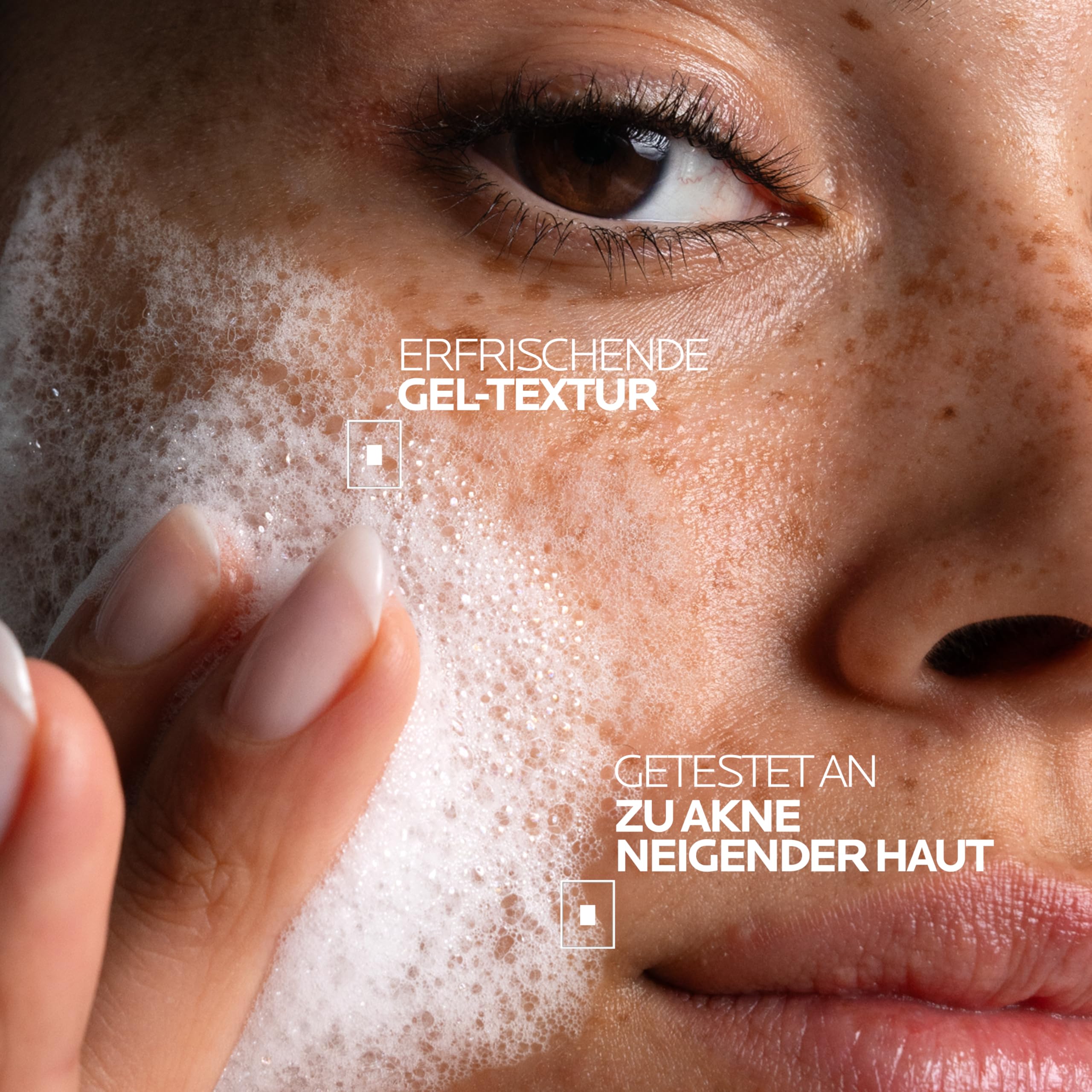 La Roche-Posay Effaclar Schäumendes Reinigungsgel: Sanfte und erfrischende Reinigung für zu Akne neigende und fettige Haut