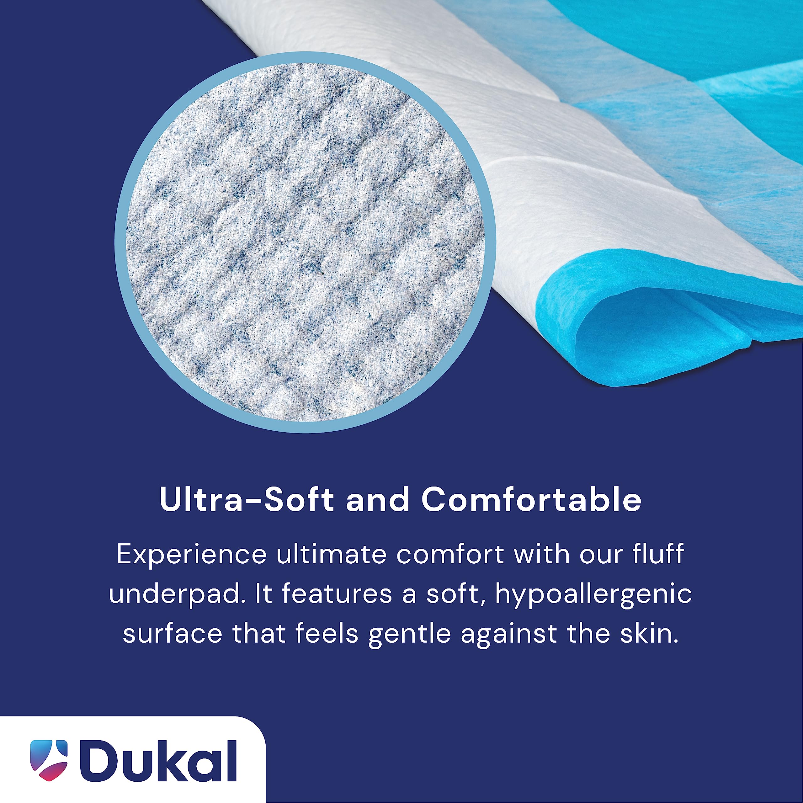 DUKAL 12424 pelusas UNDERPAD 23 "X 24", no estéril