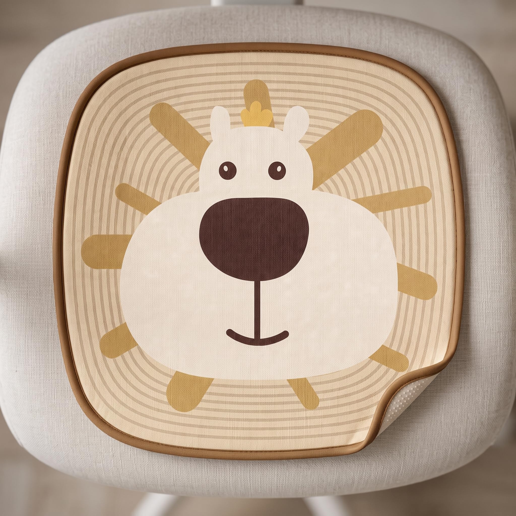 Cuscini per sedie, Cuscino sedia rinfrescante 40x40cm, Cuscino sedia antiscivolo, Traspirante per ufficio e casa