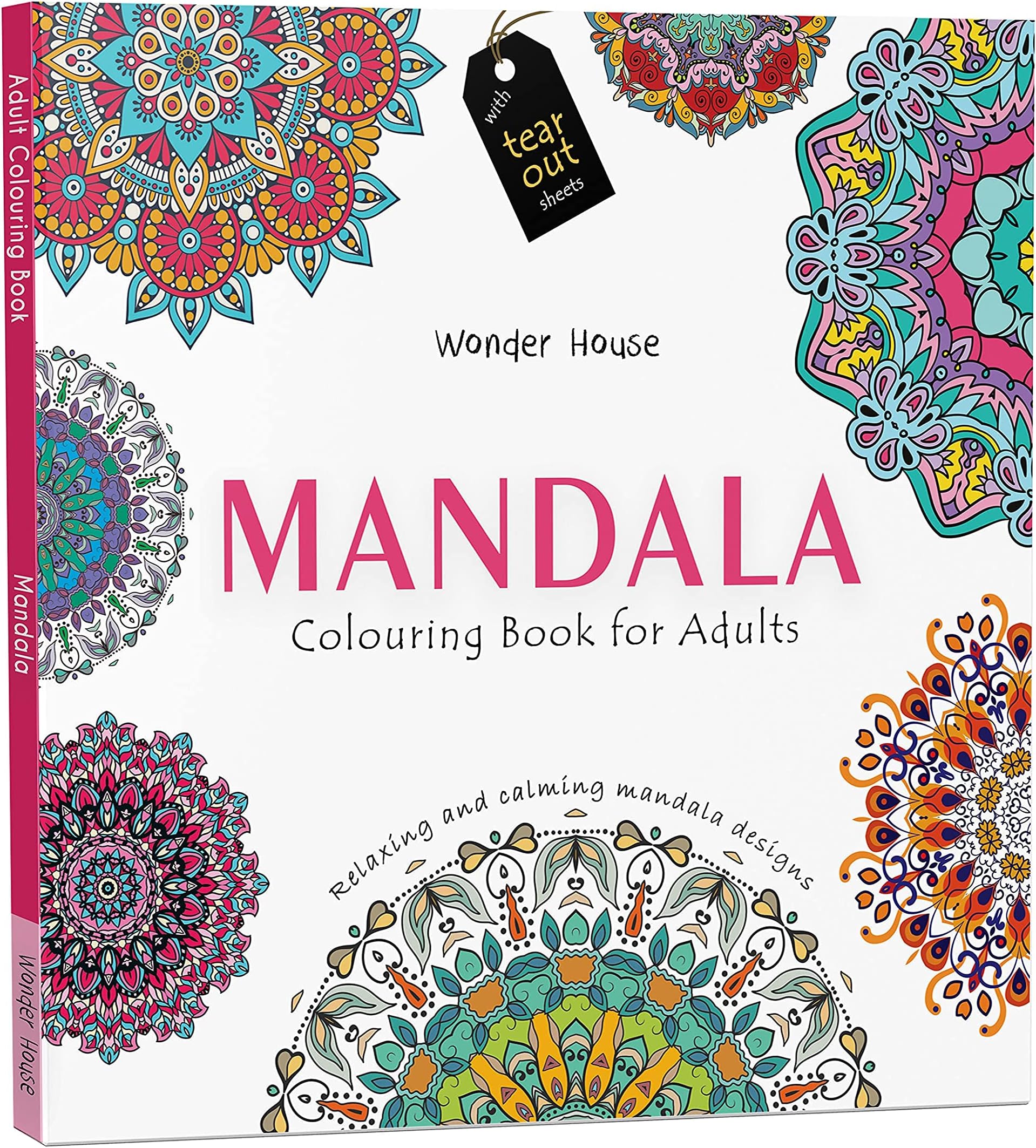 Mandala: Colouring Books for Adults with Tear Out Sheets (Adult Colouring Book) [Paperback] Wonder House Books Editorial