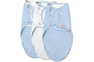 SwaddleMe by Ingenuity Easy Change Swaddle (3-6 Months) for Snug and Convenient Baby Comfort