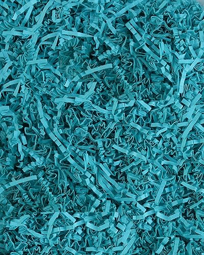 Vista 149 de MagicWater Supply - 2 oz - Diamond Mint Green - Relleno de papel de corte arrugado ideal para envolver regalos, relleno de cestas, cumpleaños