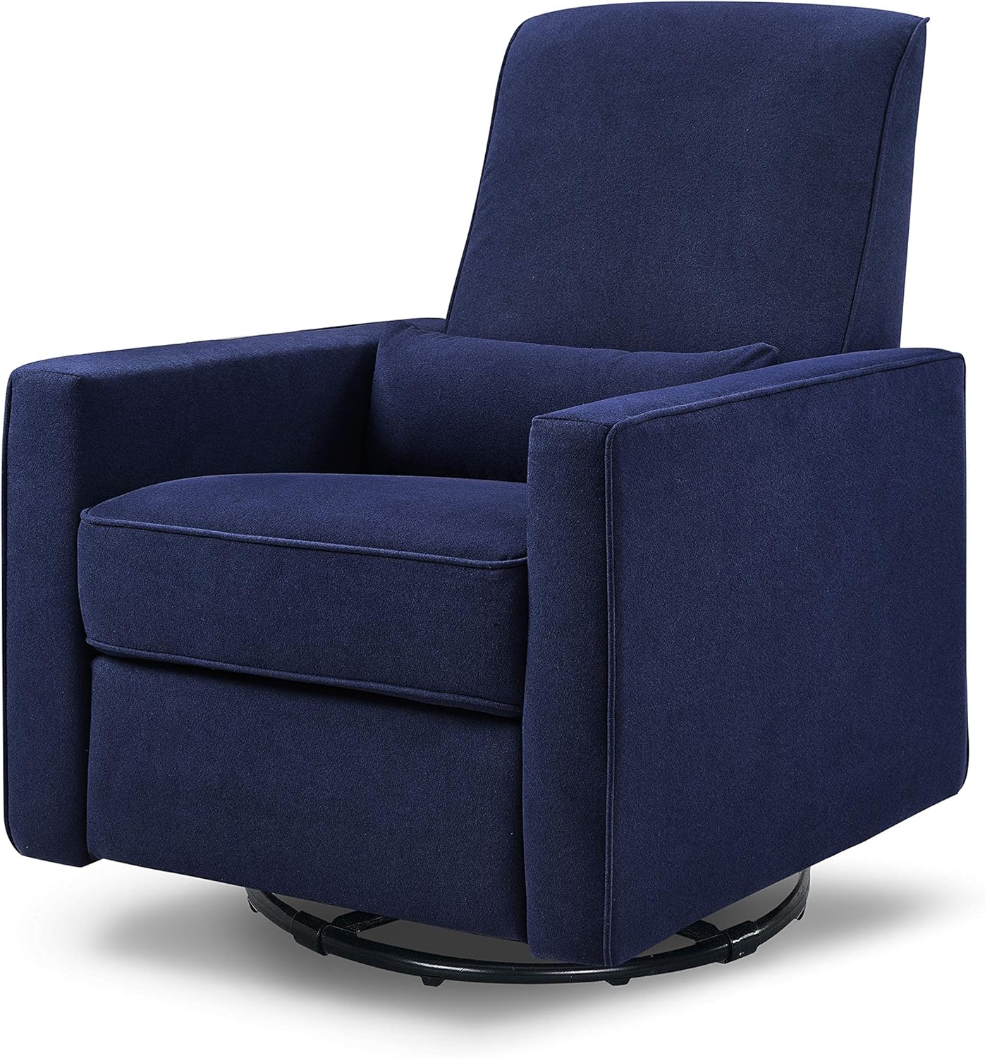 DaVinci Piper Upholstered Recliner and Swivel Glider in Navy