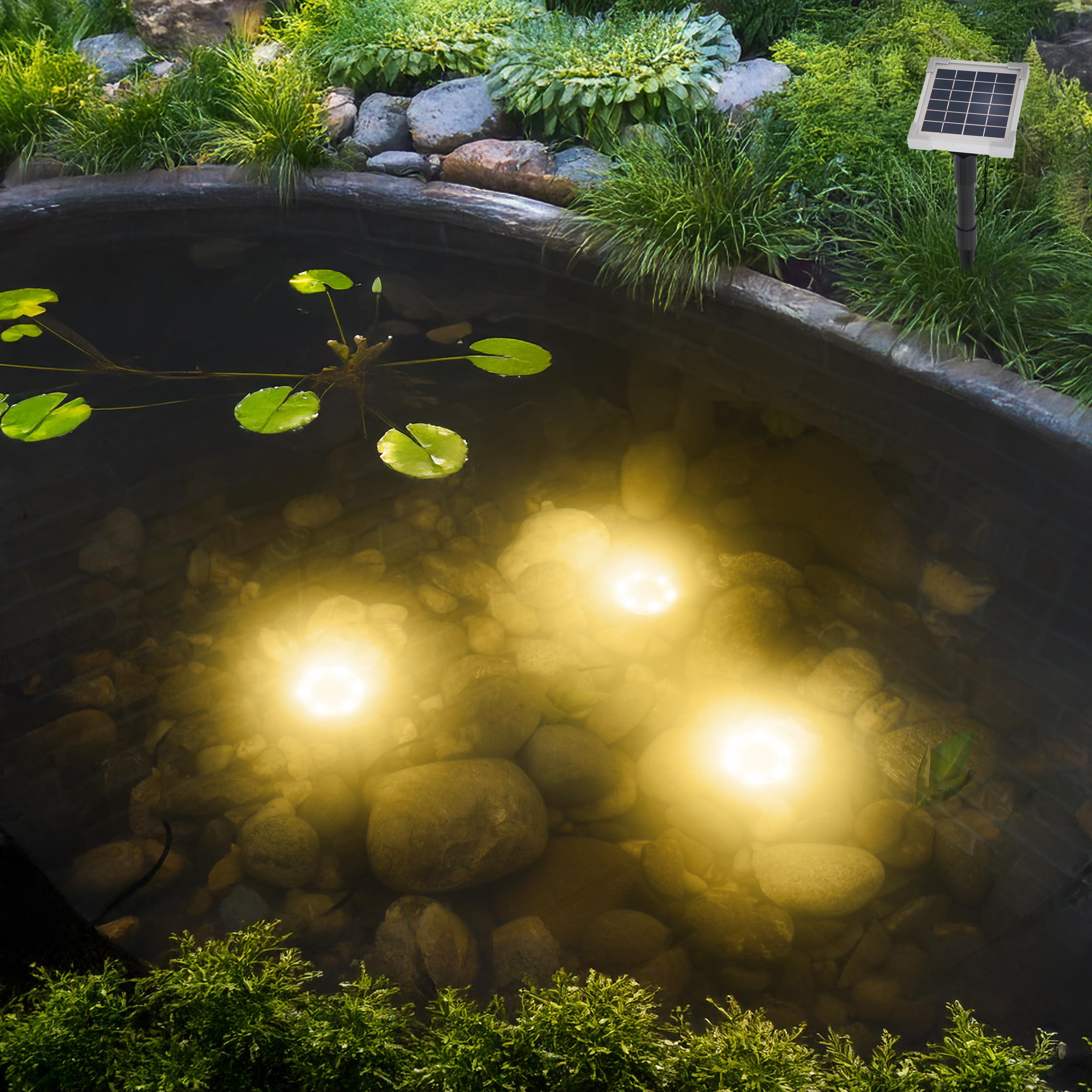 Esotec Solarstrahler 3er Set Gartenstrahler Teichbeleuchtung Spot 101401
