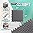 Yes4All EVA Interlocking Mats, Puzzle Floor Tiles, Foam Floor Padding with Border for Furniture, Home Space, Living Room, Garage 11 SQFT