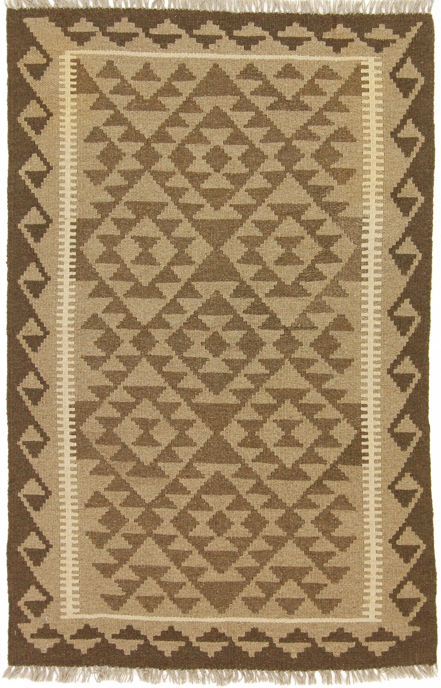 Tapis Kilim Afghan Maimane 98x153 tapis laine tissé main Orient
