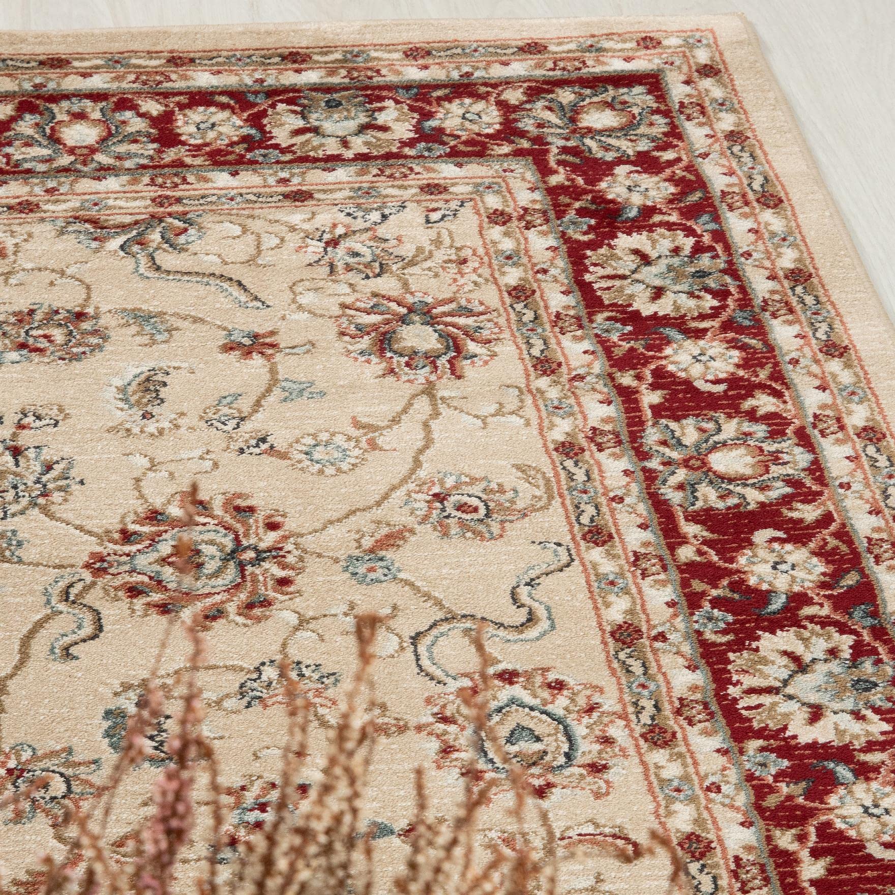 Vloerkleed Oosters/perzisch Tapijt Wol,tabriz Vintage 300x200 Cm   Beigebruin