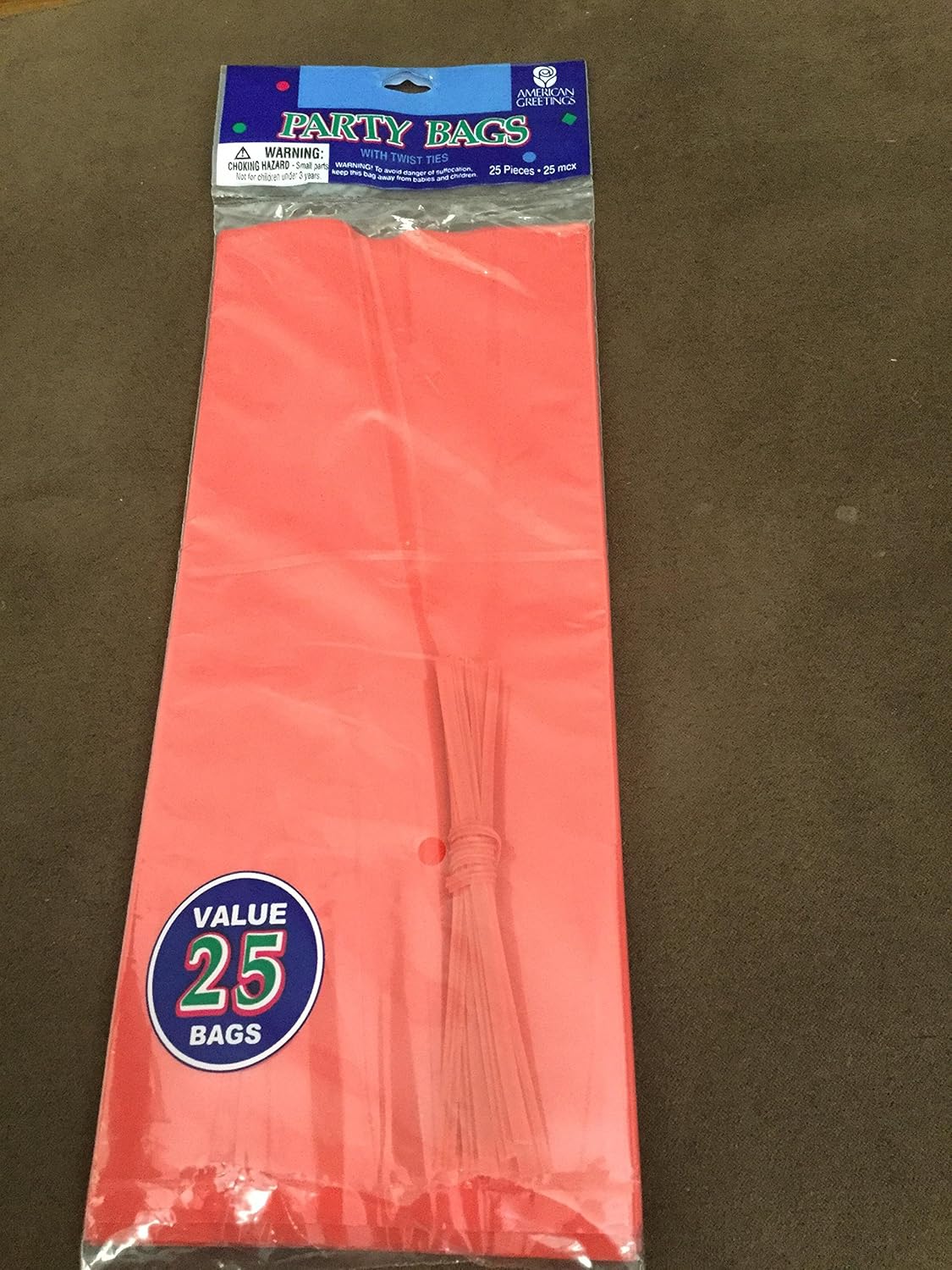 Red Small Party Bags with Ties 25 ct Everything Else