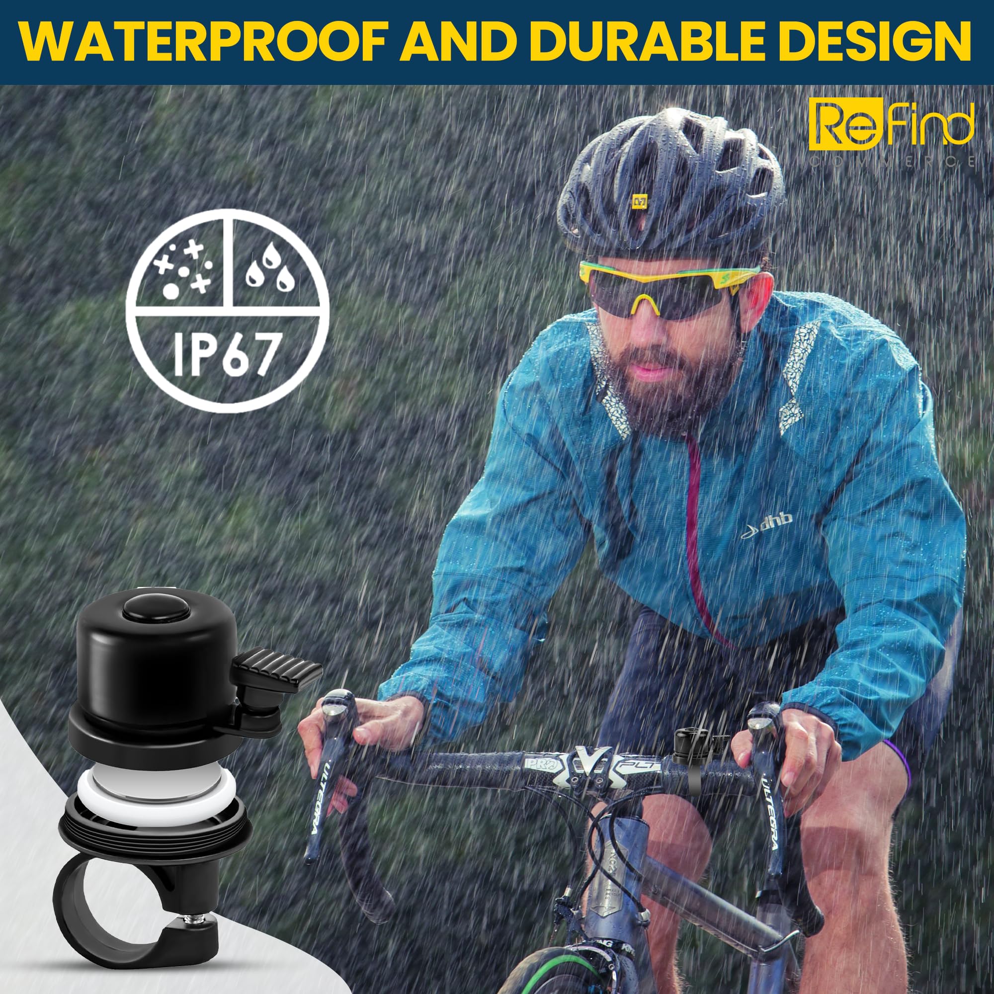 ReFind Airtag Holder Bike Bell - Image 3