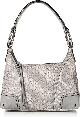 Calvin Klein Ivy Signature Hobo Grigio One Size