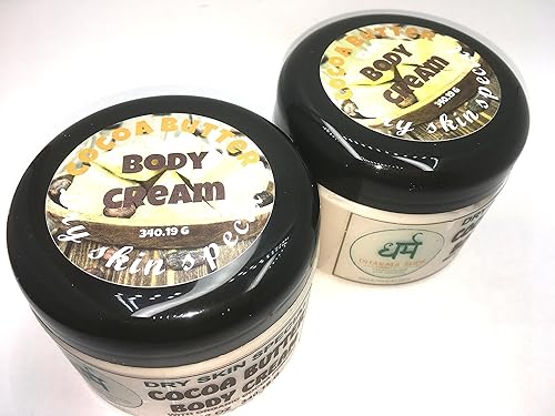 Miniatura 7 de Crema corporal hidratante de manteca de cacao 12 oz piel seca especial con cacao en polvo orgánico