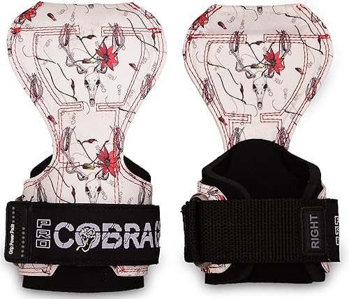 Miniatura 2 de Cobra Grips PRO Weight Lifting Gloves Heavy Duty Straps Alternative with Power Lifting Hooks Padded Wrist Support for Deadlifts & Bodybuilding FIT