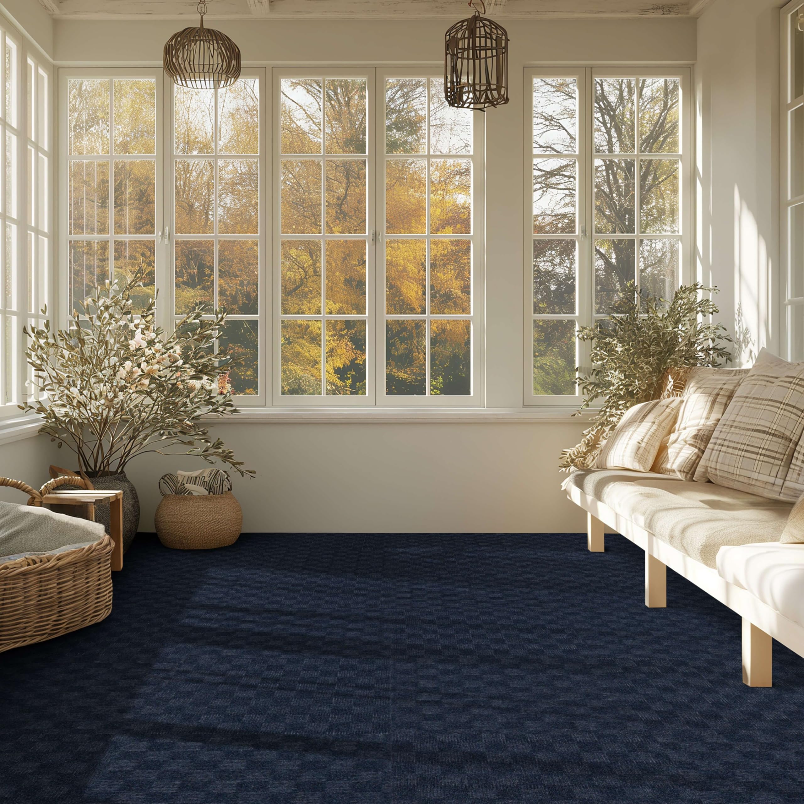 Mohawk Home Peel and Stick Carpet Tiles 24x24 Inch Indoor Outdoor