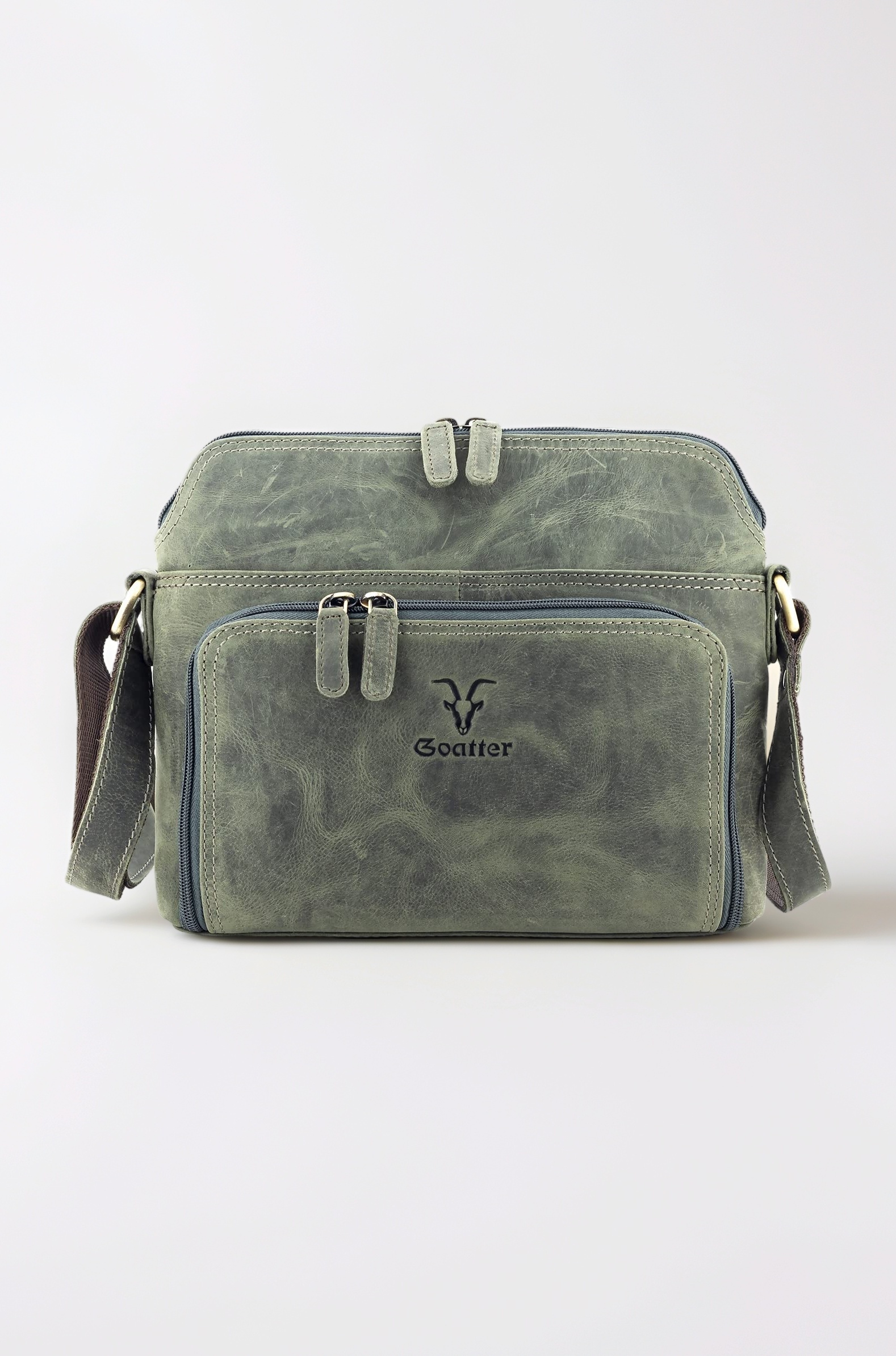 Goatter Genuine Leather Casual Sling Bag for Girls and Women