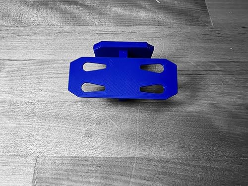 Miniatura 8 de Paquete de 4 soportes de pared de un solo carril  Compatible con Hotwheels y otros autos y camiones a escala 164 (azul)