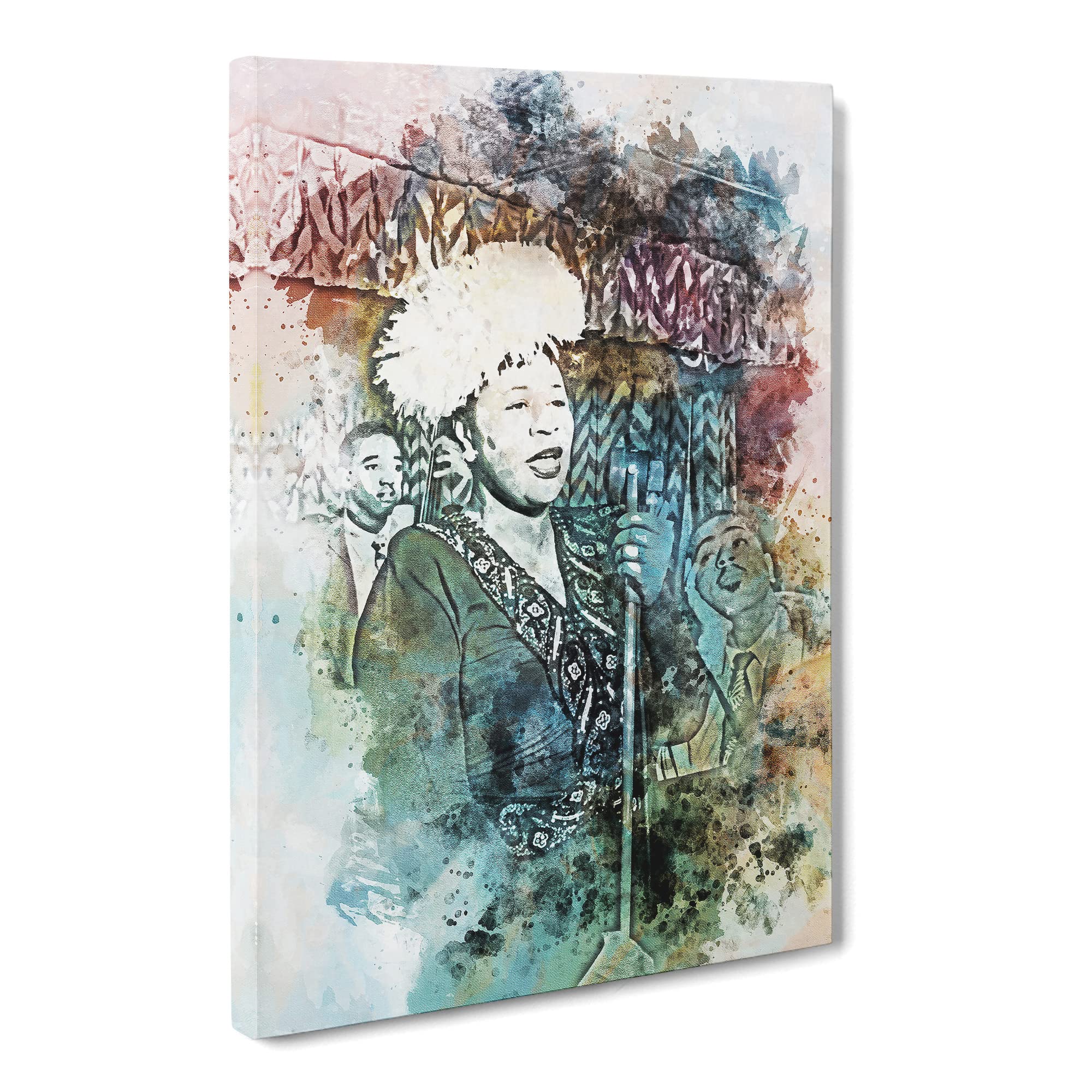 Ella Fitzgerald Canvas Print, Mixed, 25L x 50W cm