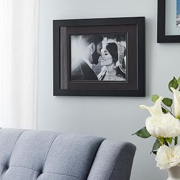 Studio Decor Black Gallery Wall Frame with Black Double Mat
