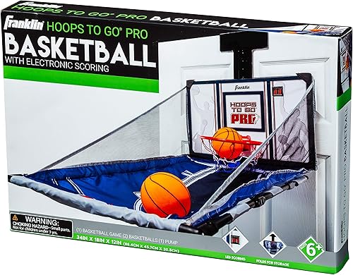 Miniatura 10 de Franklin Sports Juego de baloncesto Hoop to Go