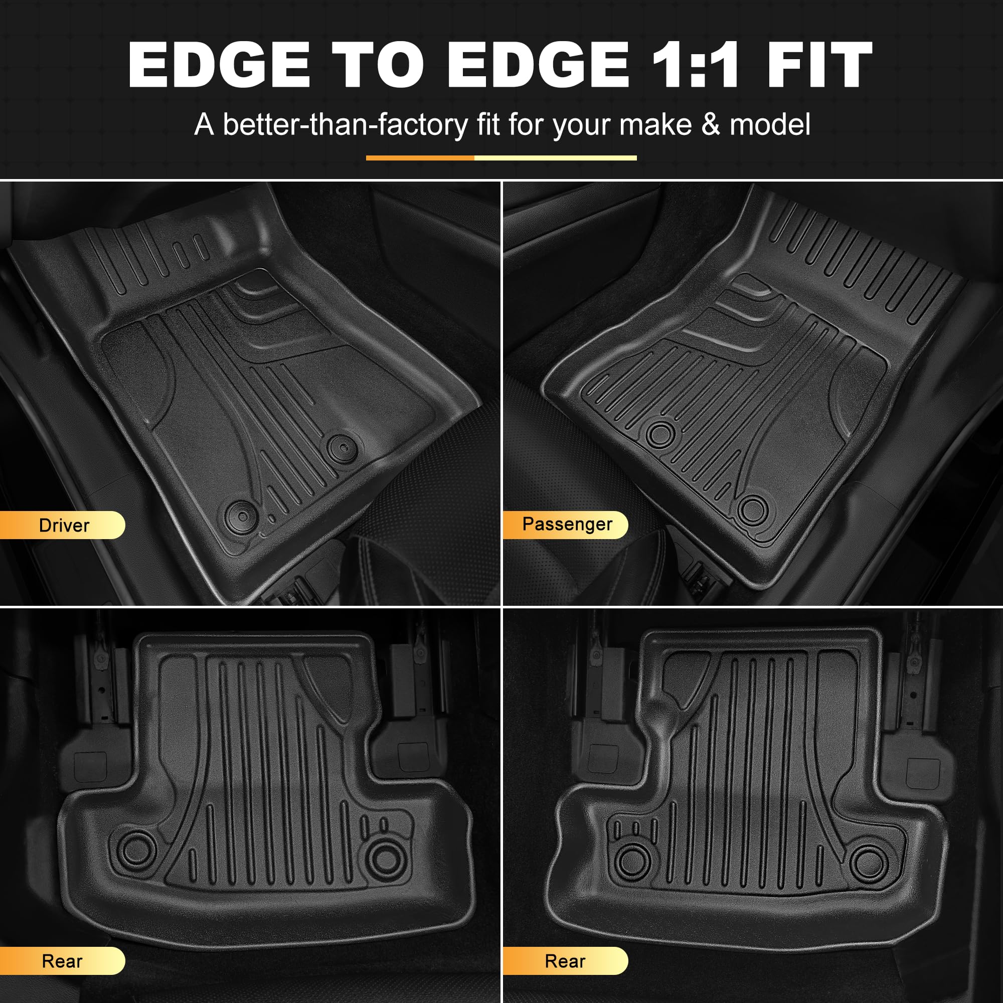 Amazon.com: AOMSAZTO Floor Mats & Cargo Liner for Ford Mustang